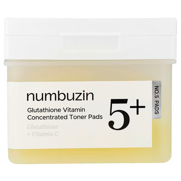 NUMBUZIN – No.5+ Glutathione Vitamin Concentrated Pad – (70pads) 180ml