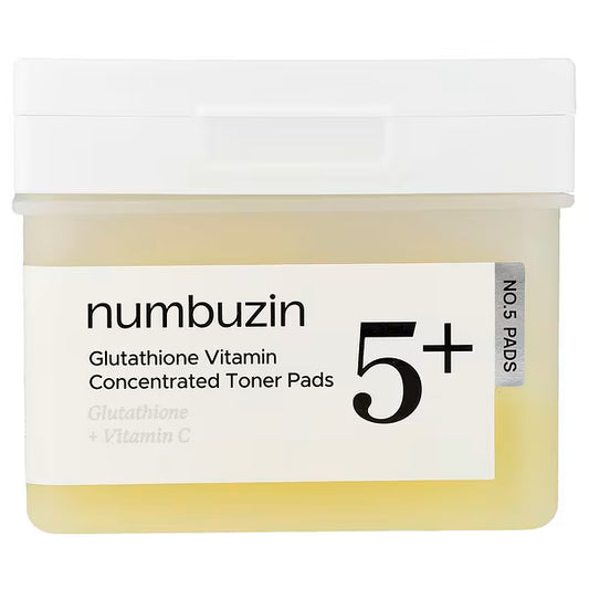 NUMBUZIN – No.5+ Glutathione Vitamin Concentrated Pad – (70pads) 180ml