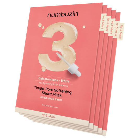 NUMBUZIN - No. 3 Tingle Pore Softening Sheet Mask