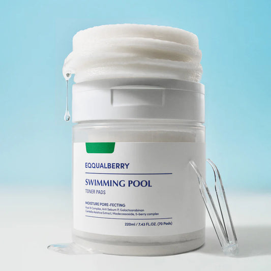 EQQUALBERRY - Swimming Pool Toner Pads - (70 pads) 220ml