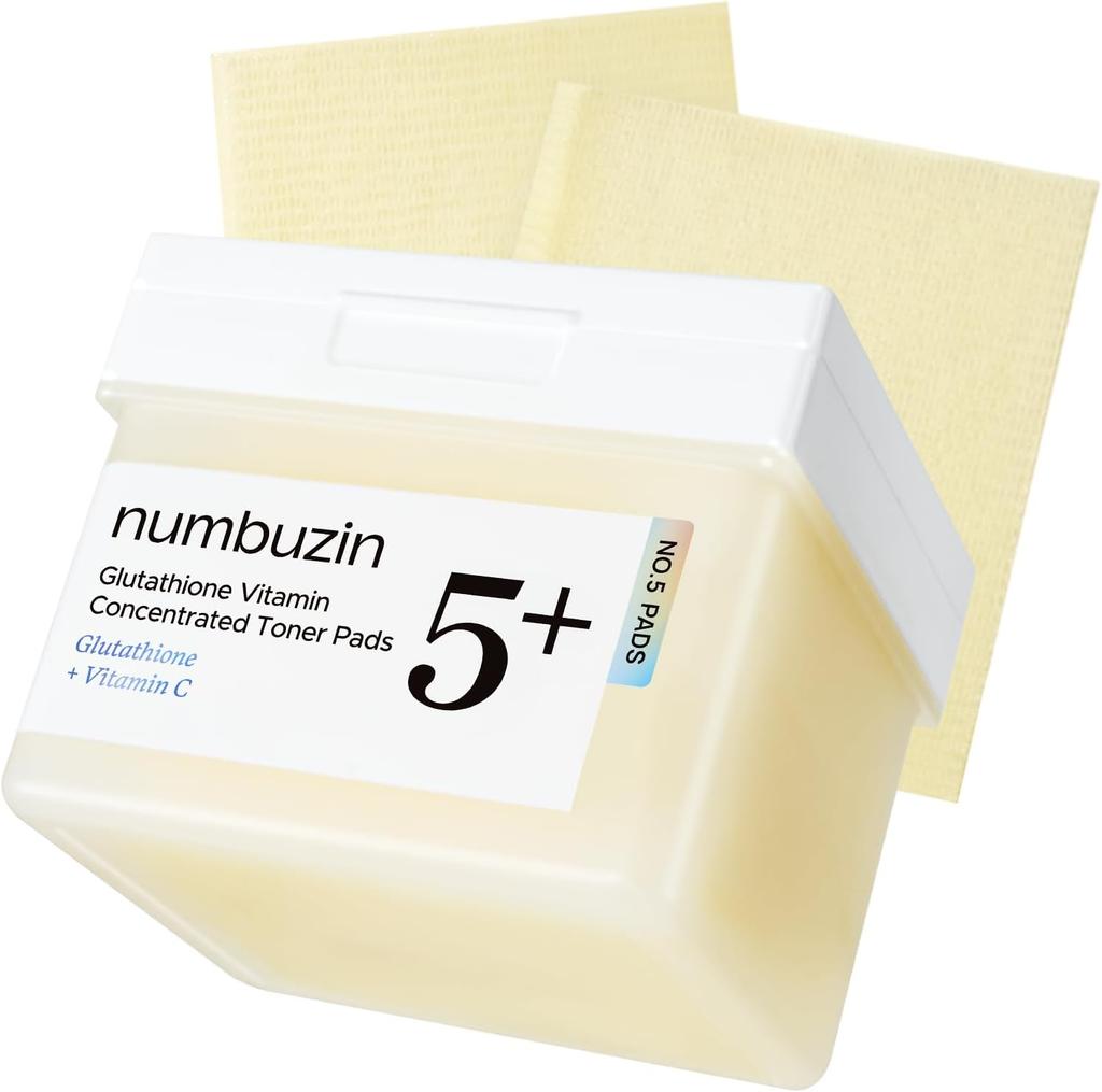NUMBUZIN – No.5+ Glutathione Vitamin Concentrated Pad – (70pads) 180ml