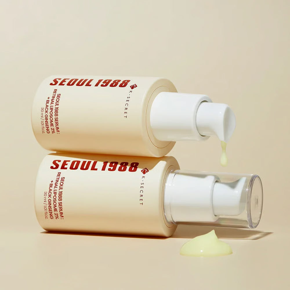 K-SECRET – SEOUL 1988 Serum: Retinal Liposome 2% + Black Ginseng - 30 ml