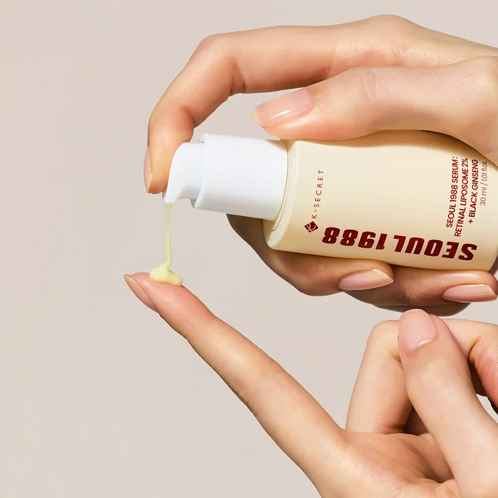 K-SECRET – SEOUL 1988 Serum: Retinal Liposome 2% + Black Ginseng - 30 ml