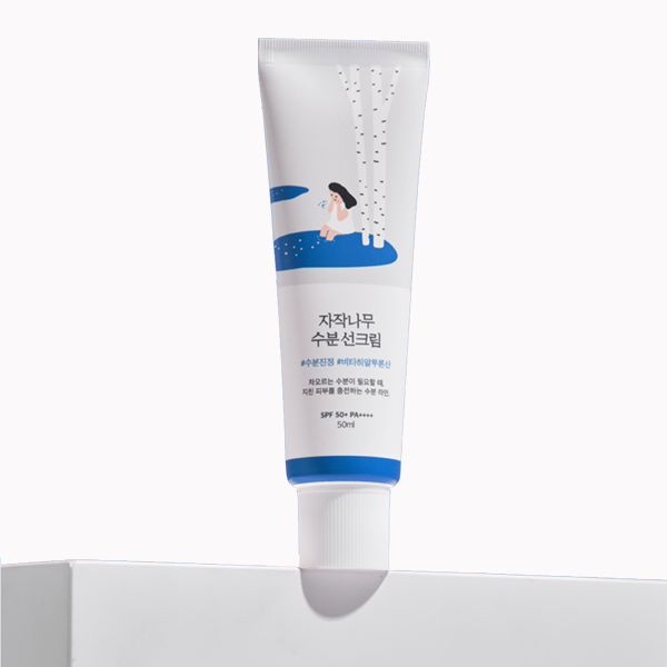 ROUND LAB - Birch Juice Moisturizing Sun Cream Spf50+ Pa++++ - Moisturizing Spf Cream - 50 ml